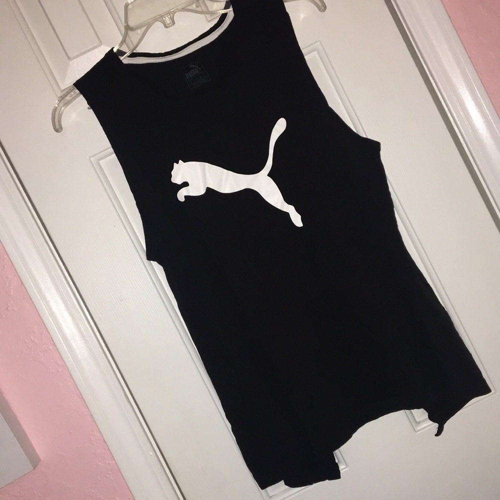 Puma open back tank top || size small
